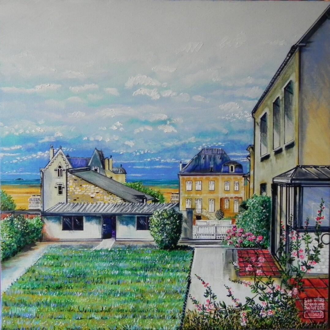 Les villas de la Rue Gambabetta à Grandcamp-Maisy